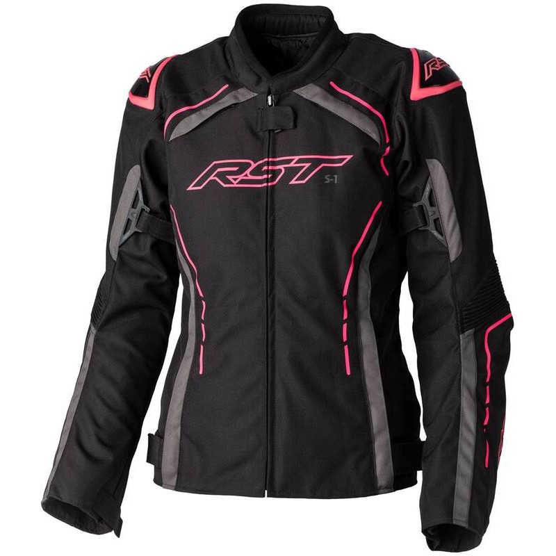 Chaqueta Textil (Mujer) RST S-1 CE Rosa Flúor, Talla 8/XS
