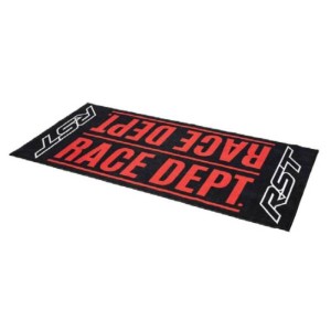 Alfombra paddock RST Race Dept Negro/Rojo 100 x 200 cm