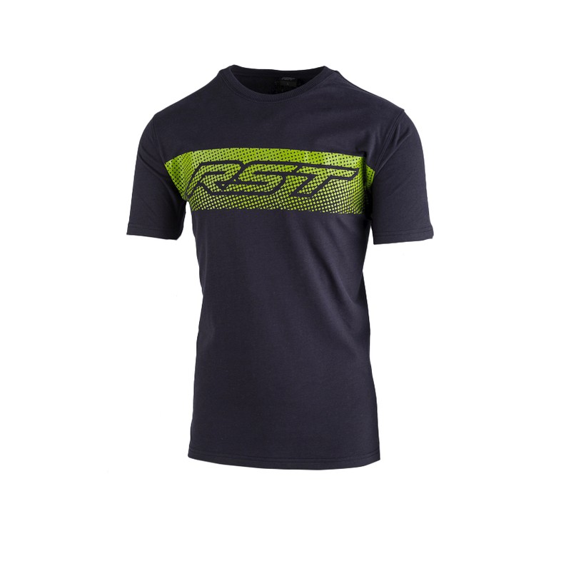 Camiseta Hombre RST Gravel - Azul Marino/Verde Lima