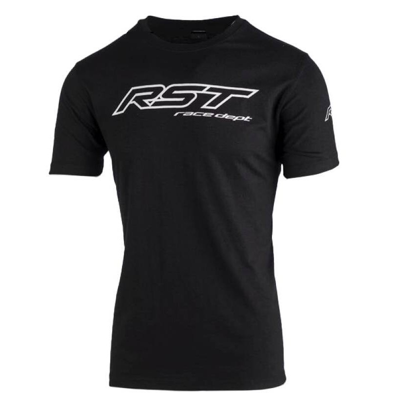 Camiseta Hombre RST Race Dept Logo - Negro
