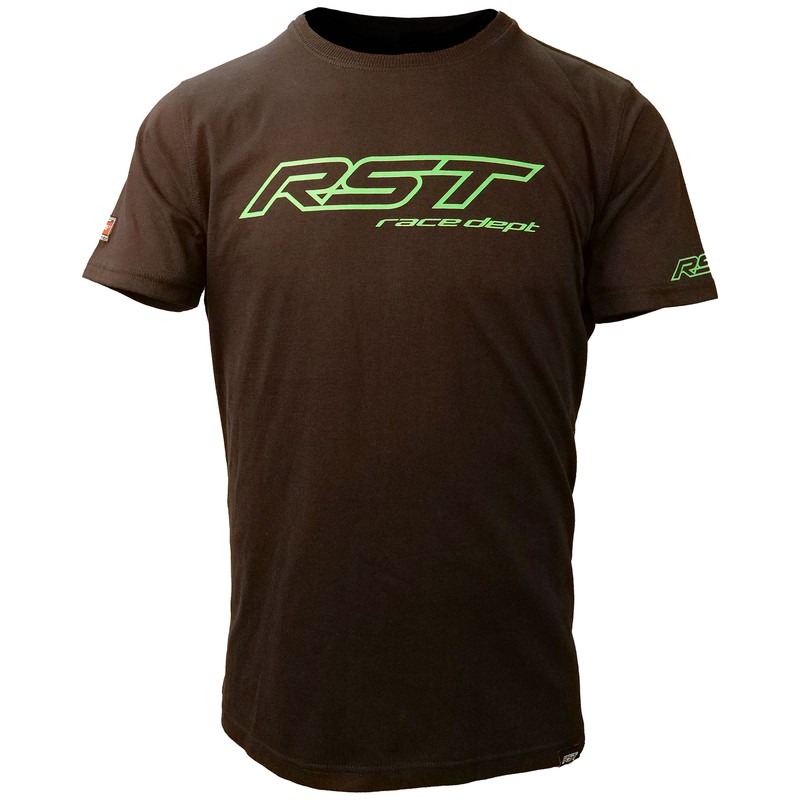 Camiseta Hombre RST Race Dept Logo - Verde Flúor
