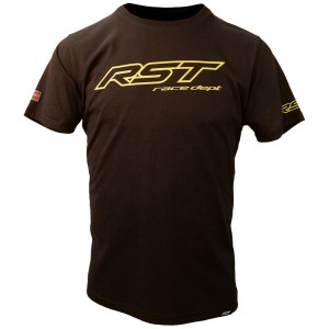 Camiseta Hombre RST Race Dept Logo - Amarillo Flúor