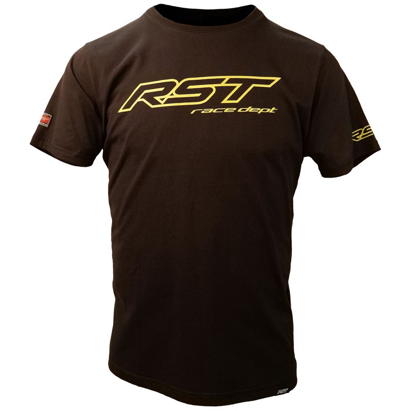 Camiseta Hombre RST Race Dept Logo - Amarillo Flúor