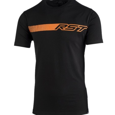 Camiseta Hombre RST FADE Negro/Naranja, Talla 2XL