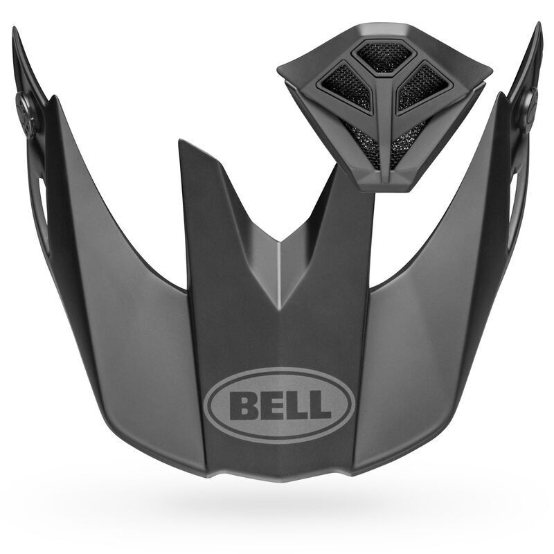 Kit Visera+Mentonera BELL MOTO-10 - Visor Negro mate