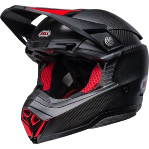 Casco BELL Moto-10 Spherical - Satin/Gloss Black/Red