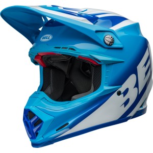 Casco BELL Moto-9S Flex - Rail Gloss Blue/White