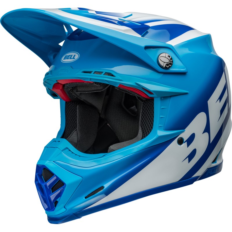 Casco BELL Moto-9S Flex - Rail Gloss Blue/White