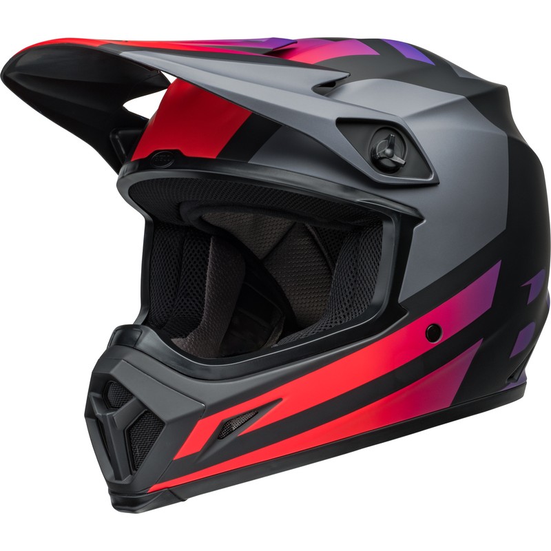 Casco BELL MX-9 Mips - Alter Ego Gloss Matte Black/Red