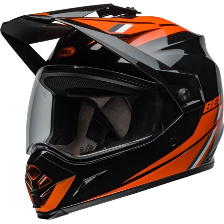 Casco BELL MX-9 Adventure MIPS - Alpine Gloss Black/Orange