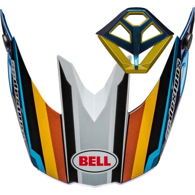 Kit Visera + Mentonera BELL Moto-10 Spherical - Tomac Replica 24 Gl...