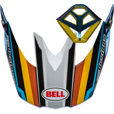 Kit Visera + Mentonera BELL Moto-10 Spherical - Tomac Replica 24 Gl...