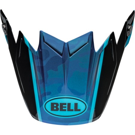 Visera BELL Moto-9S Flex - Sprite Gloss Black/Blue