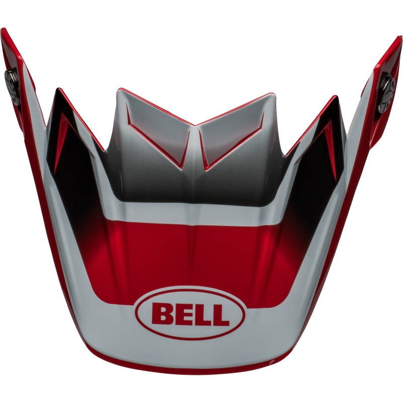 Visera BELL Moto-9S Flex - Rail Gloss Red/White
