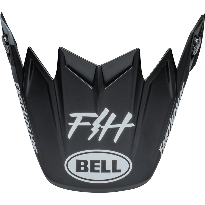 Visera BELL Moto-9S Flex - Fasthouse MC Core Matte Black/Yellow