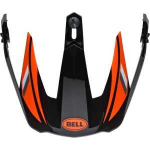 Visera BELL MX-9 Adventure Mips - Alpine Gloss Black/Orange