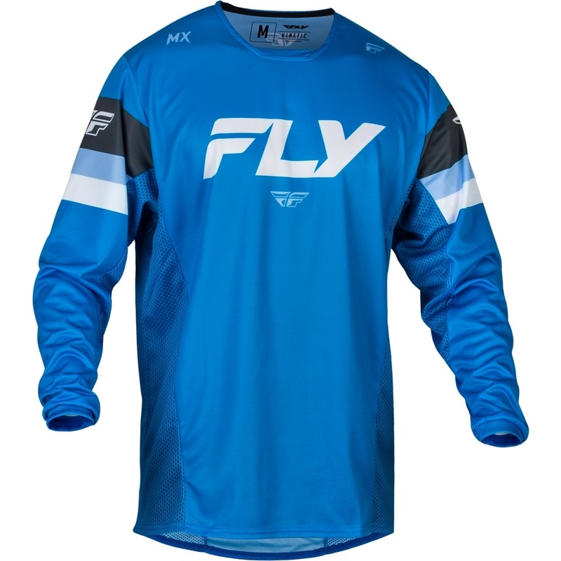Camiseta FLY RACING Kinetic Prix - Bright Blue / Antracita / Blanco