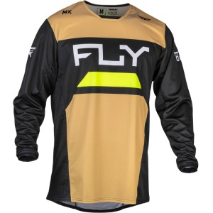 Camiseta FLY RACING Kinetic Reload - Caqui / Negro / Hi-Vis