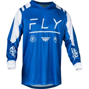 Camiseta FLY RACING F-16 - True Blue / Blanco