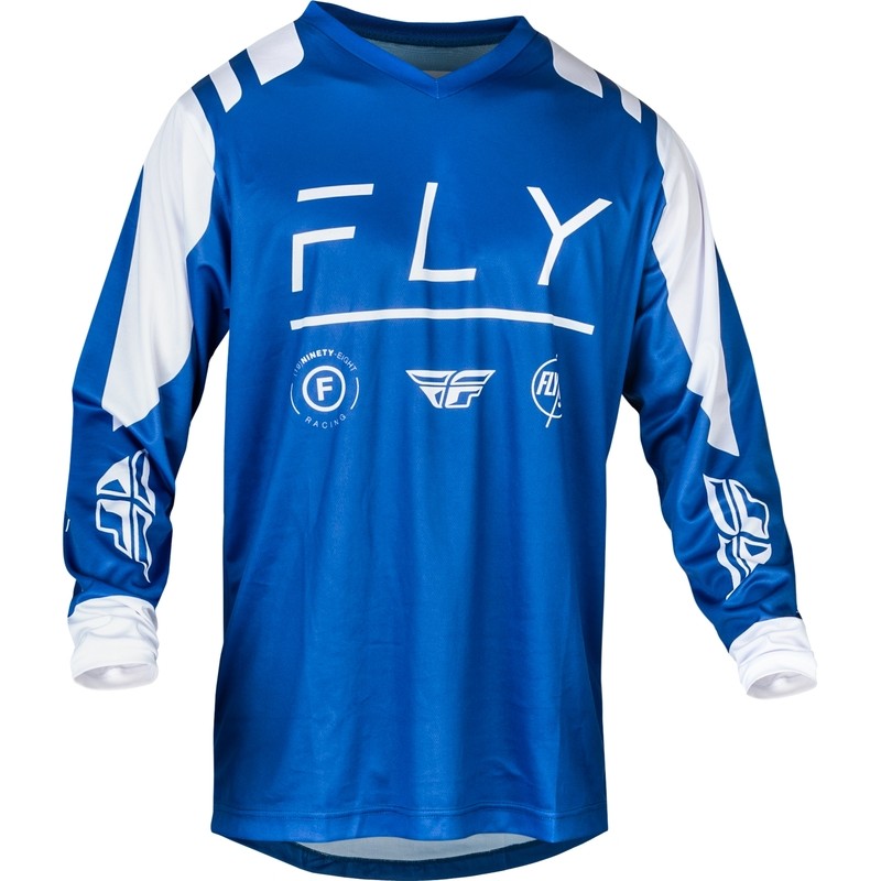 Camiseta FLY RACING F-16 - True Blue / Blanco