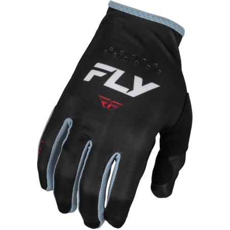 Guantes FLY RACING Lite - Negro / Blanco / Rojo