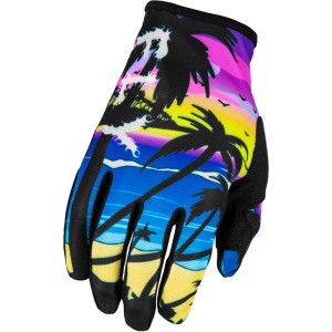 Guantes FLY RACING Lite Malibu - Rosa / Azul / Arena