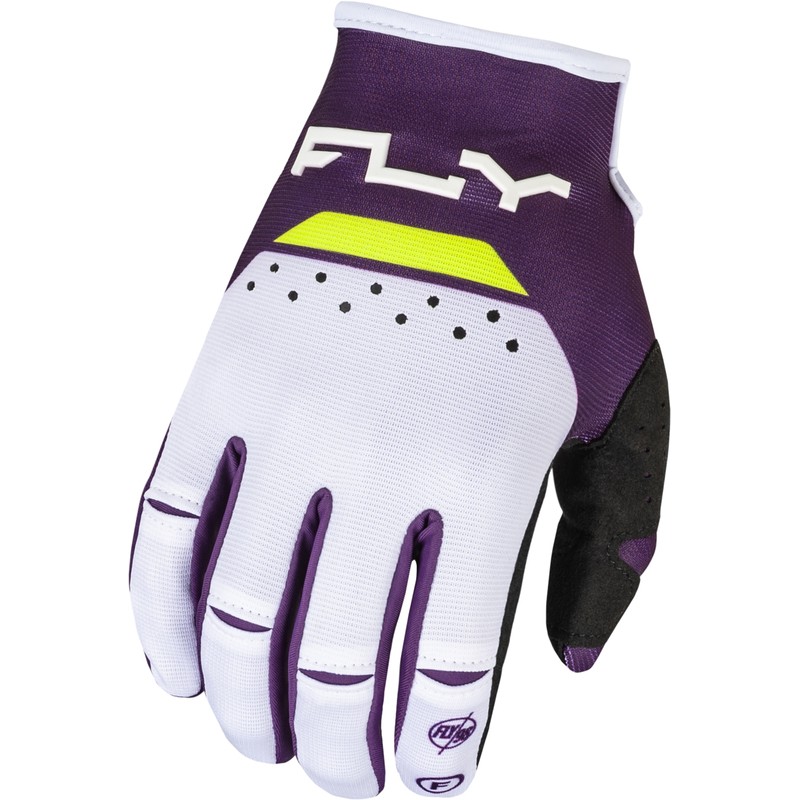 Guantes FLY RACING Kinetic Reload - Deep Purple / Blanco / Hi-Vis