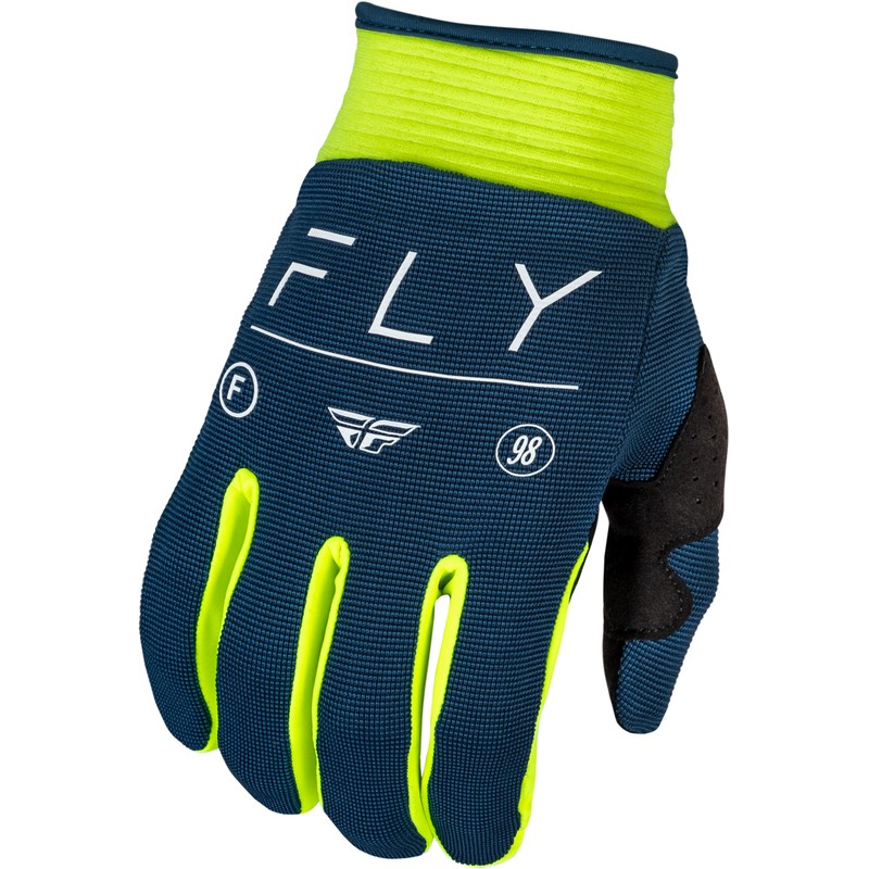 Guantes FLY RACING F-16 - Navy / Hi-Vis / Blanco