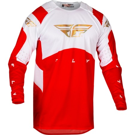 Camiseta FLY RACING Evolution DST L.E. Podium - Rojo / Blanco / Iri...