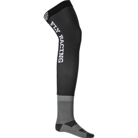 Calcetines para rodilleras FLY RACING Knee Brace - Negro / Gris / B...