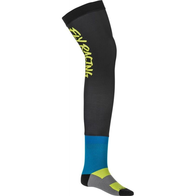 Calcetines para rodilleras FLY RACING Knee Brace - Hi-Vis / Negro /...