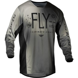 Camiseta infantil FLY RACING Kinetic Prodigy - Negro / Gris claro