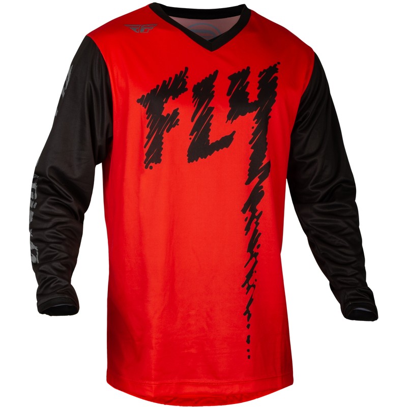 Camiseta infantil FLY RACING F-16 - Rojo / Negro / Gris