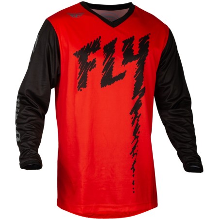 Camiseta infantil FLY RACING F-16 - Rojo / Negro / Gris