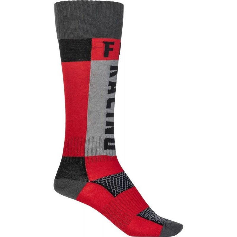 Calcetines infantiles FLY RACING MX (gruesos) - Rojo / Gris