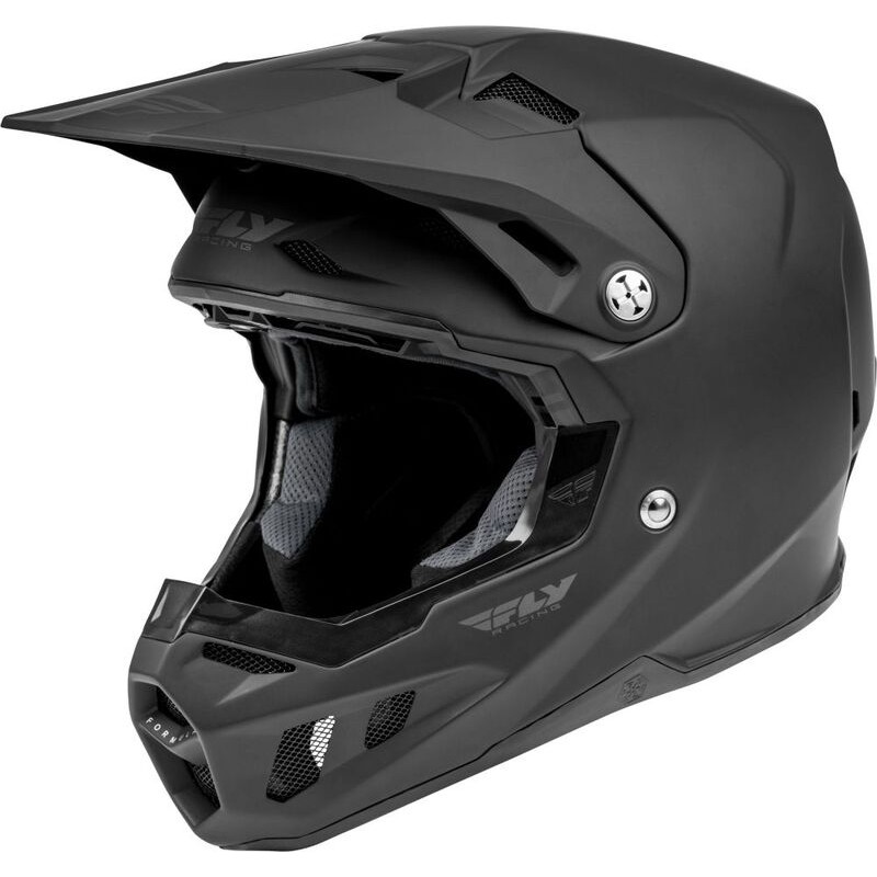 FLY RACING Formula CC Solid Helmet Matte Black