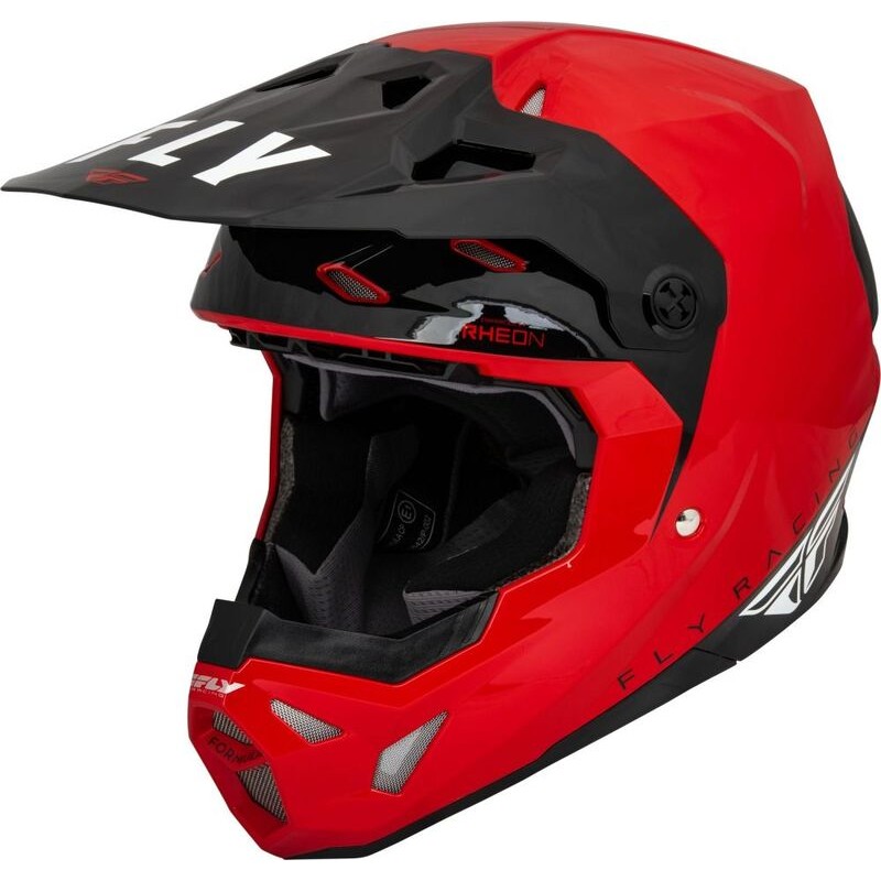 FLY RACING Formula CP Slant Helmet Red/Black/White
