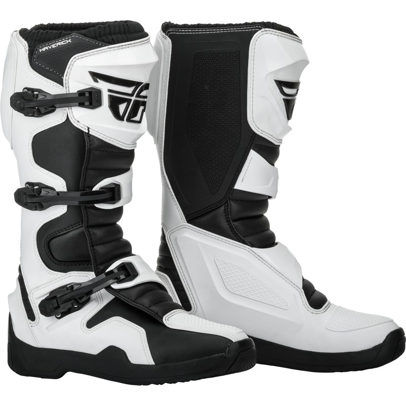 FLY RACING Maverik Boots White/Black Sz 11