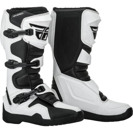 FLY RACING Maverik Boots White/Black Sz 11