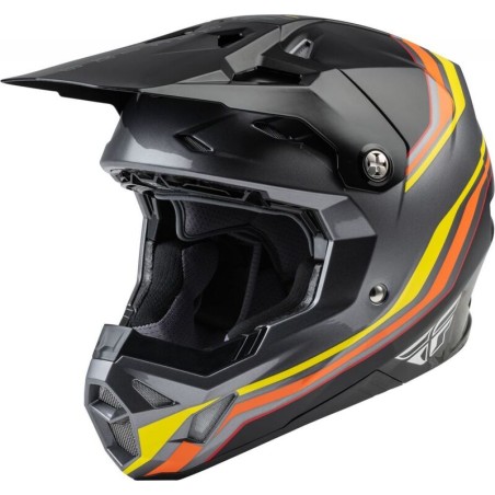 FLY RACING Formula CP S.E. Speeder Helmet Black/Yellow/Red XL