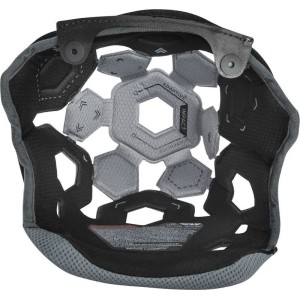 Interior superior FLY RACING Formula - Negro / Cool Grey