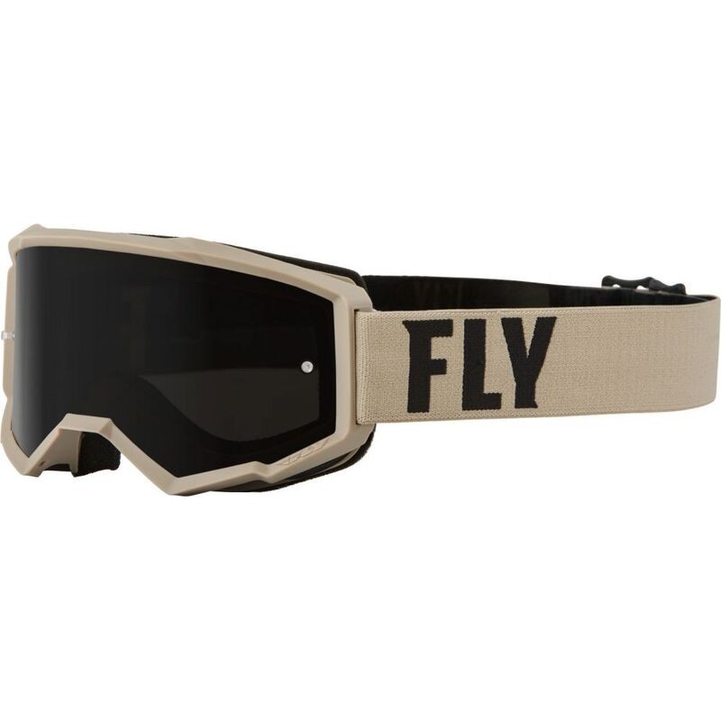 FLY RACING Focus Sand Goggle Khaki/Brown W/ Dark Smoke Lens