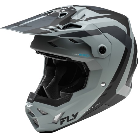 Casco FLY RACING Formula CP Krypton - Gris Mate / Negro