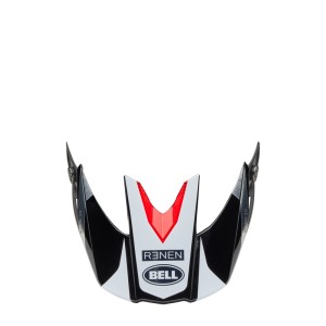 Visera BELL Moto-10 - Renen Raycon Matte Gloss Black/White