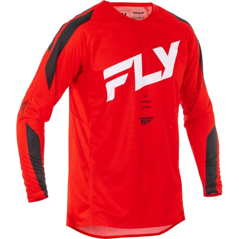 Camiseta FLY RACING Evolution DST - Rojo / Blanco / Negro