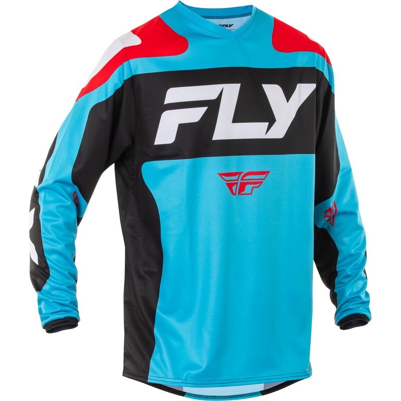 Camiseta FLY RACING F-16 - Azul claro / Rojo / Negro