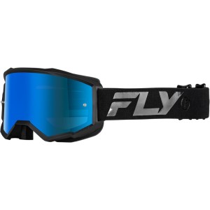 Gafas FLY RACING Zone - Negro / Negro - Lente Sky Blue / Ahumado