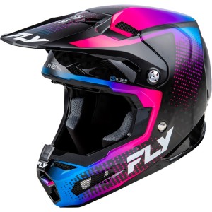Casco FLY RACING Formula S Carbon Protocol - Carbono negro / Azul /...