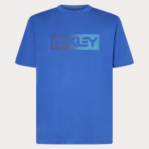 Camiseta OAKLEY Dual B1B Logo Tee - Crystal Blue