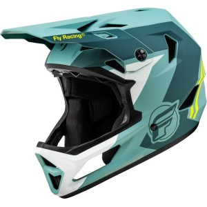Casco MTB FLY RACING Rayce - Matte Blue Stone / Hi-Vis